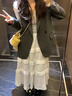SNYDER WEAR白色蛋糕裙女半身裙夏季2025年新款高腰a字芭蕾風(fēng)氣質(zhì)蓬蓬長(cháng)裙 白色款 常規 S 70-95斤 曬單實(shí)拍圖