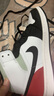 耐克（NIKE）Air Jordan 1 Mid AJ1 中幫白黑紅防滑耐磨緩震復古運動(dòng)籃球鞋 852542-100白黑紅 42 (265mm) 曬單實(shí)拍圖