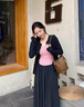 Chiecu Kscbn輕奢包包女包手提包水桶包女士新款單肩斜挎包七夕情人節(jié)生日禮物 焦糖棕【送老婆送女友送媽媽】 精美禮盒裝 曬單實(shí)拍圖