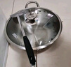 愛仕達（ASD）炒鍋炒菜鍋304不銹鋼無涂層家用炒鍋32cm燃氣電磁爐通用TV1332 曬單實拍圖