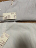 無印良品（MUJI）男式 水洗 平紋 長袖襯衫 男士長袖襯衣外套 翻領(lǐng) AC2WPC5S 淡黃色條紋 M （170/92A） 曬單實(shí)拍圖