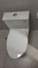 惠達(dá)（HUIDA）家用普通馬桶虹吸式節(jié)水緩降蓋板陶瓷馬桶大沖力抽水衛(wèi)生間坐便器 C168【1級水效大沖力】400坑距 曬單實(shí)拍圖