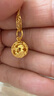 周生生 黃金足金立體圓形龍鳳球吊墜不含項(xiàng)鏈結(jié)婚14527P計(jì)價(jià) 4.44克(含工費(fèi)100元) 曬單實(shí)拍圖