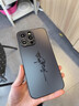 英凱倫（yingkailun）適用蘋果16ProMax手機殼液態(tài)磨砂玻璃iPhone15鏡頭全包防摔個性創(chuàng)意文字中國風男女簡約時尚保護套 升級款自帶鏡頭膜-諸事皆順-炫酷黑 iPhone16 Pro 曬單實拍圖