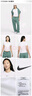 耐克(NIKE)春夏女短袖圓領(lǐng)T恤 運動休閑 緊身衣FV5509-010 黑L 曬單實拍圖
