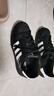 阿迪達(dá)斯 （adidas）三葉草貝殼頭運(yùn)動(dòng)青少年男女板鞋JH9977黑色37碼 曬單實(shí)拍圖