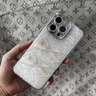 品盟（PISMEXOK）【自帶鏡頭膜】適用于蘋(píng)果iphone16/15promax手機殼秋冬感貝殼紋珍珠蝴蝶保護套創(chuàng  )意少女款外 【蝴蝶結】自帶鏡頭膜 iPhone 16 pro 曬單實(shí)拍圖
