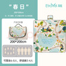 易旅（Etravel）野餐墊 超聲波戶外加厚防潮墊牛津布便攜沙灘帳篷墊子 春日2*2米 曬單實(shí)拍圖
