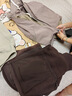lululemon丨Pleated 女士褶飾二合一拉絨內(nèi)襯夾克 LW3INXS 禪境淺棕 M 曬單實(shí)拍圖