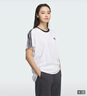 adidas休閑寬松純棉上衣圓領(lǐng)短袖T恤女裝夏季新款阿迪達斯輕運動(dòng) 白   XL 曬單實(shí)拍圖
