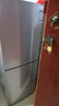 SHARP夏普冰箱 雙開(kāi)兩門(mén)風(fēng)冷無(wú)霜租房小型家用小型電冰箱 大冷凍 鈑金面板 無(wú)邊框懸浮設計冰箱以舊換新 196升VCM面板BCD-196WTBE-N 曬單實(shí)拍圖