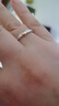中國黃金（CHINA GOLD）S925銀日月同輝情侶一對戒指男女款指環(huán)飾品情人節(jié)生日禮物送女友 【今/次日達(dá)】日月同輝情侶戒指 曬單實拍圖