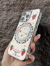 珂莉蔓適用蘋果16promax手機(jī)殼磁吸指環(huán)扣支架iphone16promax保護(hù)套防摔散熱皮質(zhì)高級(jí)可愛女生-草莓動(dòng)物 曬單實(shí)拍圖