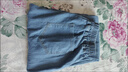 芬伶中老年牛仔褲女2025新款高腰闊腿哈倫蘿卜褲寬松顯瘦媽媽九分褲 1158#淺藍色 L 建議【110-125斤】 曬單實(shí)拍圖