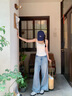 內茵吊帶背心女自帶一體胸墊涼感遮副乳美背內搭2025夏季新款  曬單實(shí)拍圖