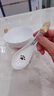 onlycook家用陶瓷飯碗吃飯碗湯碗小碗 碗勺套裝兒童寶寶碗 單個橘貓貓碗 曬單實拍圖