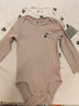 H&M【迪士尼系列】童裝女嬰連身衣2件裝秋季薄款嬰兒爬服1213613 淺灰粉色/米妮老鼠 90cm 90/48 曬單實拍圖
