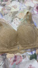 歐迪芬文胸內(nèi)衣褲女無(wú)鋼圈聚攏蕾絲胸罩抗菌套裝XB1540 曬單實(shí)拍圖