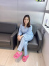 暖之緣可愛(ài)貓爪拖鞋女夏季室內(nèi)居家情侶浴室防滑踩屎感軟底時(shí)尚厚底涼拖 玫紅 36-37 曬單實(shí)拍圖