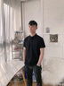 北羅桑蠶絲polo衫定制t恤印字logo工作服夏季高端團建文化衫高管短袖 【涼感防曬-A】WD-YP3901 深灰 M 曬單實(shí)拍圖