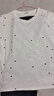 紅蜻蜓2025年純棉短袖t恤女年春夏季新款寬松印花設(shè)計感百搭上衣 藍色流星短袖 L 曬單實拍圖