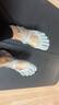 Vibram五指鞋女室內(nèi)健身訓(xùn)練瑜伽舞蹈鞋普拉提五趾鞋透氣休閑鞋VSOUL 銀/淺灰色 正常尺碼拍大一碼 38 曬單實(shí)拍圖