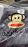 大嘴猴（paul frank）休閑褲男夏季小腳褲子男士工裝褲純色修身男褲 黑色 L 曬單實(shí)拍圖