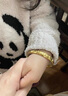御鏡福金包銀櫻花實(shí)心推拉手鐲足金999包足金精致雕花黃金鐲子節(jié)日送禮 金包銀櫻花推拉手鐲 包金3克-總重約30克 曬單實(shí)拍圖