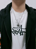 惜禮鈦鋼項鏈男士嘻哈小眾設計羅盤(pán)鎖骨鏈時(shí)尚簡(jiǎn)約生日禮物送男生兄弟 羅盤(pán)項鏈60cm 曬單實(shí)拍圖