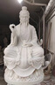 漢白玉坐像立像觀音菩薩家用寺廟擺件曲陽(yáng)石雕 漢白玉材質(zhì) 曬單實(shí)拍圖