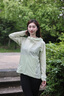 KOLON SPORT/可隆輕量皮膚衣 女子戶外運(yùn)動(dòng)防風(fēng)防潑水耐磨CLIMBING夾克 LKJK5MN034-JA 翠綠 M 165/88A 曬單實(shí)拍圖