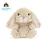 Jellycat米色甜美小兔小短腿公仔動(dòng)物毛絨玩偶小生日娃娃生日新婚禮物 甜美小兔 One Size 曬單實(shí)拍圖