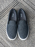 Allbirds休閑鞋Wool Cruiser Slip On新品羊毛舒適輕便男女一腳蹬 深灰色（淺灰底） 42 /M9 男碼 曬單實(shí)拍圖