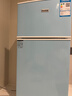 長(cháng)城（GREAT WALL FRIDGE）復古冰箱家用迷你小冰箱小型冷凍冷藏保鮮宿舍出租房辦公室節能省電雙開(kāi)門(mén)電冰箱 緹芙妮藍70L【一級能效 全國聯(lián)?！?曬單實(shí)拍圖