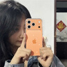 貝克拉適用蘋(píng)果17promax手機殼新款Ai按鍵全包iphone17pro透明閃粉鏡頭保護套17防摔輕奢高級女超薄外殼 【橙黃色】久用不黃_帶鏡頭膜_超薄防摔 iPhone 17 Pro Max 曬單實(shí)拍圖