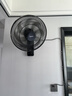 美的（Midea）壁扇 掛壁電風(fēng)扇家用七葉遙控風(fēng)扇食堂餐廳商用電扇搖頭工業(yè)壁掛式工程扇 FWA35WAR 曬單實(shí)拍圖