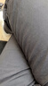 羅蒙高端春秋季寬松休閑褲男士2025新款直筒褲商務(wù)彈力夏季薄款長褲子 灰色常規(guī) 33 碼 曬單實(shí)拍圖