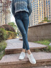 妙麗（Millies）品牌內(nèi)增高小白鞋女2025新款時尚厚底運動休閑鞋軟底百搭女士板鞋 白色 39 曬單實拍圖