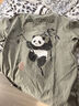 杰克·瓊斯（JACK&JONES） 百搭潮流胸前肌理感膠印背后熊貓圖案T恤短袖上衣男裝225201093 曬單實拍圖