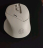 英菲克（INPHIC）DR6無線藍(lán)牙鼠標(biāo)可充電式辦公輕音便攜人體工學(xué)雙模三模筆記本電腦ipad通用 白杏色 曬單實(shí)拍圖