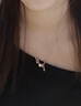 周大生小蠻腰項鏈純銀女鎖骨鏈輕奢小眾高級感生日禮物送女友 曬單實(shí)拍圖
