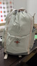 Mr.ace Homme原創(chuàng  )輕便束口抽繩雙肩包戶(hù)外運動(dòng)登山背包旅行休閑學(xué)生書(shū)包冰灰綠 曬單實(shí)拍圖