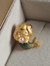 周大生腕美海洋系列黃金珍珠轉(zhuǎn)運(yùn)珠熒光琺瑯美人魚尾情人節(jié)禮物送女友 美人魚轉(zhuǎn)運(yùn)珠(不配皮繩和熒光燈)1.1g 曬單實(shí)拍圖