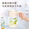 小熊（Bear）家用冷水壺高硼硅玻璃杯防燙硅膠底1.8L大容量涼水壺杯子CX-JB071 曬單實拍圖