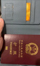 VANLEMN丹麥防盜刷出國留學旅行護照包卡包多功能收納證件包護照夾女錢包 淺藍色 曬單實拍圖