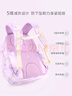 Hello Kitty小學(xué)生書包女孩一到三年級減負(fù)護(hù)脊雙肩包6622庫洛米紫 曬單實(shí)拍圖