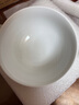陶溪川景德鎮(zhèn)陶瓷碗具家用5英寸飯碗6只裝簡約純色飯碗套裝凝霜碗禮盒裝 曬單實拍圖