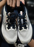 美津濃（MIZUNO）進階回彈緩震跑步鞋ASTRO PLUS II 03/平菇灰/深影藍(lán)/鐵青灰 40.5 曬單實拍圖