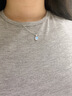 GUSKI法國品牌魯伯特之淚項(xiàng)鏈女輕奢首飾月光石吊墜七夕情人節(jié)禮物送女 魯伯特之淚項(xiàng)鏈【白金色】 曬單實(shí)拍圖
