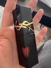圣羅蘭（YSL）黑管鏡面愛(ài)心唇釉416口紅滋潤(rùn)顯色化妝品七夕情人節(jié)禮物生日禮物 曬單實(shí)拍圖